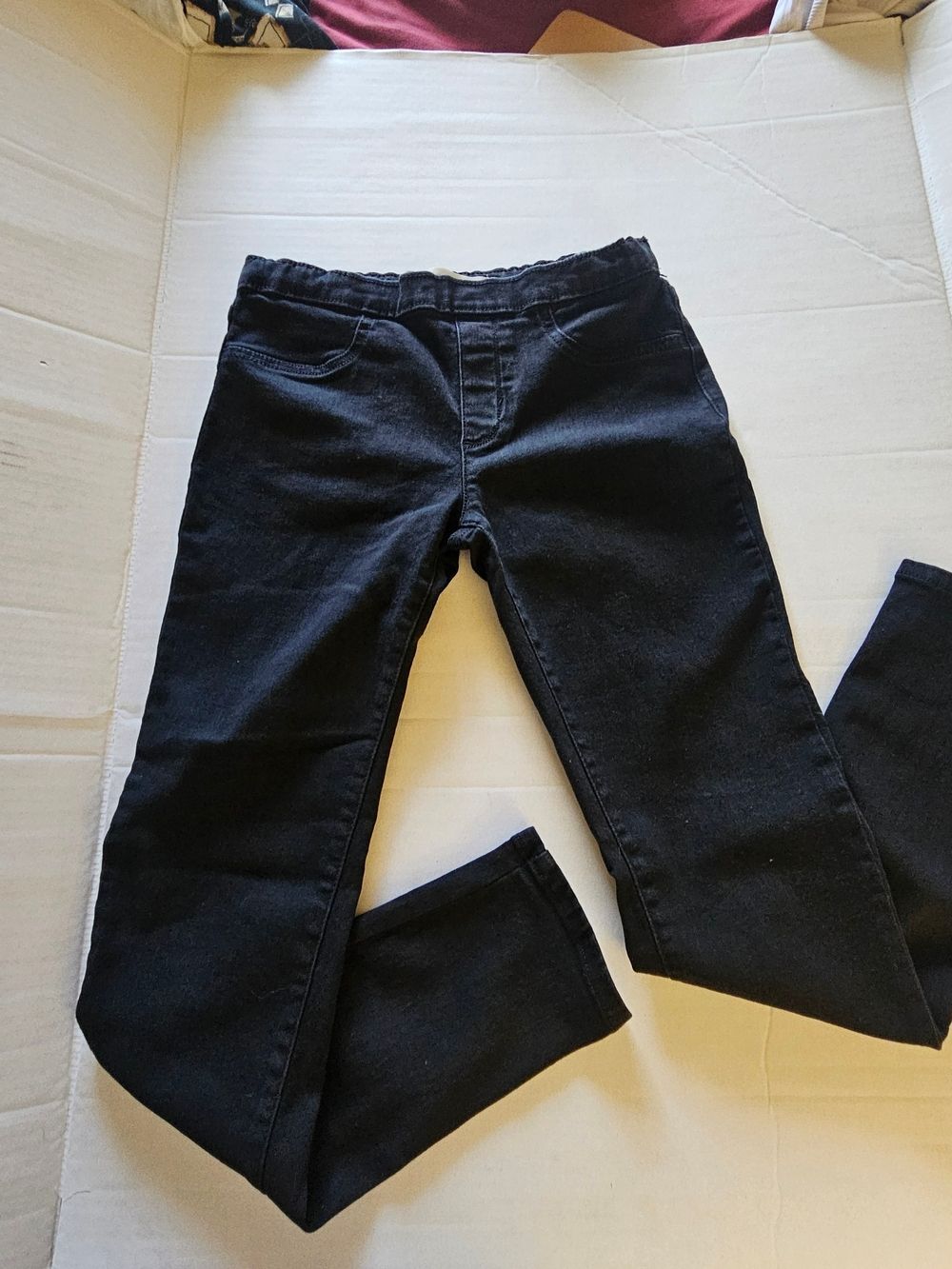 Levi’s Kids Black Slim Fit Stretch Jeans Size 14 Girls Adjustable Waist Comfort